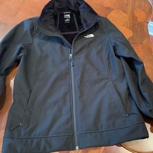Women's North Face Fleece Lined Soft Shell size L